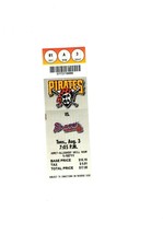 Aug 3 1999 Atlanta Braves @ Pittsburgh Pirates Ticket Brian Giles 2 HR - £15.81 GBP