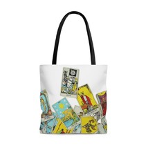 TAROT Tote Bag Rider Waite Deck | DEATH and The DEVIL | Metaphysical Magical Wit - £23.92 GBP