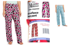 Disney Minnie Mouse Ladies Lounge Pants Sleepwear PJ&#39;s  Pink New 2016 - $34.95