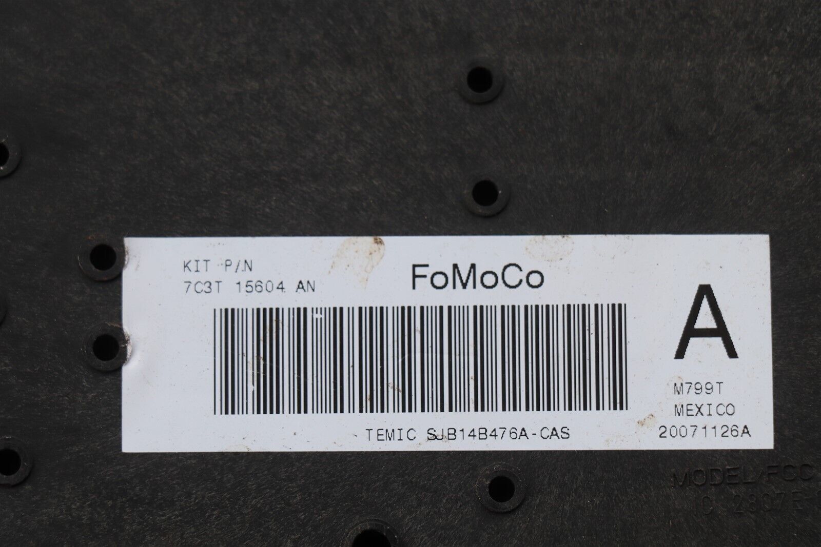 Ford InCabin Fusebox Fuse Block Box BCM Body Control Module 7C3T15604