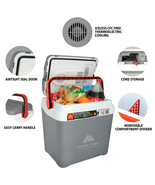 Mini Portable Car Refrigerator Iceless Thermoelectric Cooler Freezer Ele... - $91.90