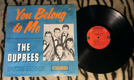 ♫ THE DUPREES ♫ YOU BELONG TO ME ♫ 1962 DEBUT 1ST PRESS COED LPC-905 R&amp;B... - $94.49