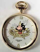 New Vintage Mickey Mouse Pocket Watch!  HTF! Gorgeous! - £127.89 GBP