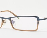 Vintage VIVA fashion V68 E UNIQUE RARE EYEGLASSES GLASSES METAL FRAME 49... - $59.40
