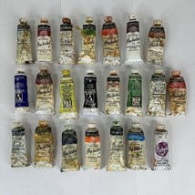 22 Tubes GRUMBACHER PRE-TESTED MAX Academy Oil Paints 37 ml Vintage Mixe... - $128.69