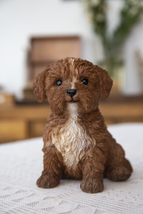 Pet Pals Puppy Statue Chocolate Cavapoo-Dog Statue, Garden Statue Decor,... - £26.59 GBP