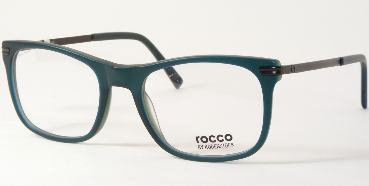 ROCCO Par Rodenstock RR 431 D Mate Bleu/ Vert Olive Lunettes Cadre 50-18... - $95.89