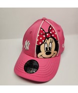 New York Yankees Hat Cap Strap Back Disney Minnie Mouse Girls Child New Era - $369.45 MXN