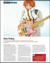 The Ice Queen Sue Foley Fender Paisley Telecaster Guitar Axology article print - £3.42 GBP