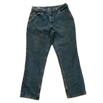 Carhartt Distressed Denim Blue Jeans Mens Size 36x32 Relaxed Fit - £15.62 GBP