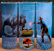 Jurassic Park T-Rex versus Alan Grant Cup Mug Tumbler 20oz - $19.95