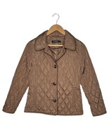 Lauren Ralph Lauren Puffer Jacket Womens XS Petite Quilted Button Up Log... - £36.91 GBP