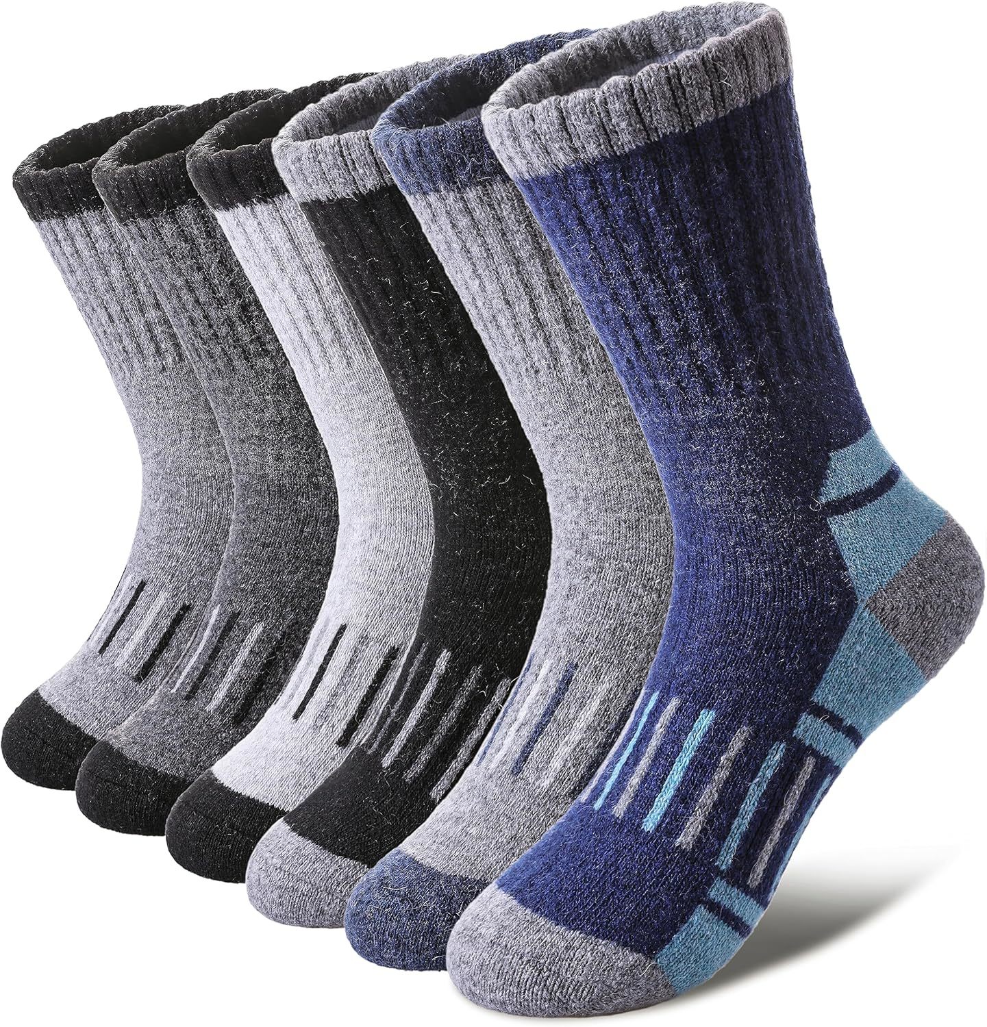 Linemin Kids Merino Wool Hiking Socks Toddlers Boys Girls Winter Warm Thick - $41.99