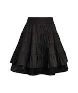 Sandro Fanfan Ruffle-detail Cotton Mini Skirt In Black Size 1 US Small New - $135.33 CAD
