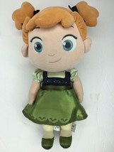 Disney Store Frozen Anna 12&quot; Plush Princess Toddler Baby Doll Toy - £11.93 GBP