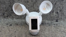 RING 5AT3T2 Floodlight Cam Wired Plus Surveillance Camera - For Display ... - $39.99