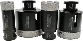 Shdiatool 4Pc.Diamond Drill Bits Set 1 1-3/8 2 2-1/2 Inch For Porcelain ... - £85.32 GBP