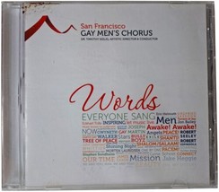 San Francisco&#39;s Gay Men&#39;s Chorus Words Cd 2011 Oop Choral Music Sf Sfgmc Lgbtq - £23.73 GBP