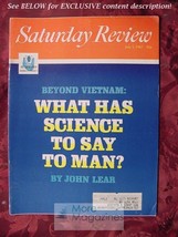 Saturday Review July 1 1967 Nels F S Ferre Science Clark M. Eichelberger - £6.90 GBP