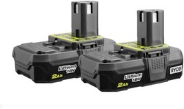 18 Volt, One 2Point 0Ah, Compact Lithium-Ion Battery, Ryobi P161 (P190 2... - $77.96