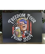 Trump 2024 &quot;FREEDOM TOUR - TRUMP 2024&quot; Political Yard Sign w/Stake - 24&quot;... - £19.74 GBP