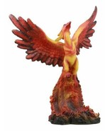 Ebros Fawkes Resurrection The Phoenix Fire Bird Statue Symbol of Transfo... - €52,01 EUR