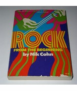 Rock From The Beginning Softbound Book Vintage 1972 Nik Cohn 1st Printing - $123.46 CAD
