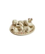Lenox China Jewels Twas The Night &quot;Waiting For Santa&quot; Sleeping Baby &amp; Dog - $130.23 CAD