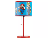 NEW Nintendo Super Mario Table Lamp red &amp; blue w/ Luigi &amp; Toad 15 inches... - $28.95