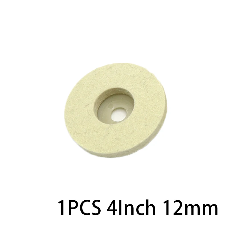 4inch Wool Felt Polishing Angle Grinder Wheel - £11.50 GBP