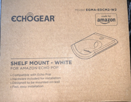 Echogear Shelf Mount White Amazon Echo Dot 4th &amp; 5th Generation - £11.77 GBP