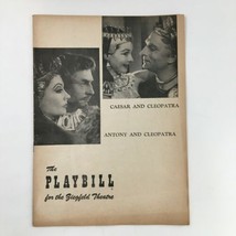 1952 Playbill The Ziegfeld Theatre Gilbert Miller Presents Caesar and Cl... - $18.95