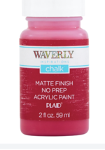 Waverly Inspirations 60742E Chalk Paint, Matte, Crimson Red, 2 Fl. Oz. - €3,43 EUR