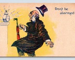 Don&#39;t Be Alarmed Old Man Alarm Clock Comic Greetings UNP DB Postcard N9 - £5.41 GBP