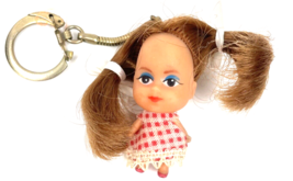 Vintage 1970’s Little Kiddle Clone Doll Keychain Miniature - £16.45 GBP