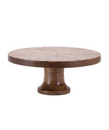 Mango Wood Pedestal Tray 10.5&quot;D - 790759 - $1,192.41 MXN