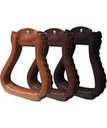 Showman PONY SIZE Leather Wrapped Stirrups - $49.11+