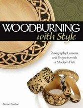 &quot;Woodburning with Style : Pyrography Lessons and Patterns with a Modern ... - £15.69 GBP