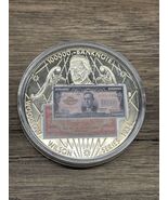 2007 American Mint BANKNOTE OF THE USA $100,000 WOODROW WILSON Medallion... - €8,58 EUR