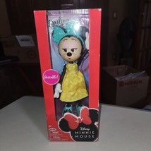 NEW Jakks Pacific Disney Minnie Mouse Poseable Darling Dots 9&quot; Doll Yellow dress - £11.67 GBP