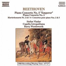 Piano Concertos 2 &amp; 5 &quot;Emperor&quot; [Audio CD] BEETHOVEN - £9.34 GBP