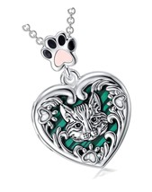 Heart Shaped Lucky Elephant/Koala Locket Necklace 1 - £203.58 GBP