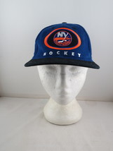 New York Islanders Hat (VTG) - Double Circle Logo Drew Preason - Adult Snapback - £35.38 GBP