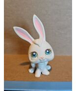 Littlest Pet Shop LPS#3 Bunny Rabbit White Blue Dot Eyes 2004 - $19.79