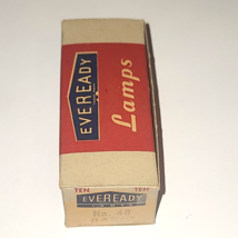 Box of 10 EVEREADY LAMPS No. 46 EVEREADY 6-8V .25A Miniature Lamps Light... - $27.12