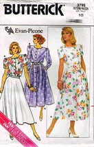 Misses&#39; TOP &amp; SKIRT by Evan-Picone Vintage 1986 Butterick Pattern 3795  ... - £9.44 GBP