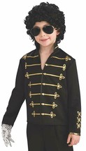 Rubie&#39;s Licensed Michael Jackson Military Jacket Black Accessory Child Medium - £27.75 GBP
