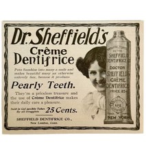 Dr Sheffield Dentrifice 1897 Advertisement Victorian Toothpaste Dental A... - €17,28 EUR