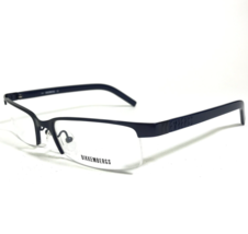 Bikkembergs Eyeglasses Frames BK01504 Navy Blue Rectangular Half Rim 53-... - $59.39