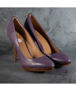 Coach Women&#39;s Heels CAYA Semi Matte Calf Color Violet, Size 9.5 - $76.30 CAD